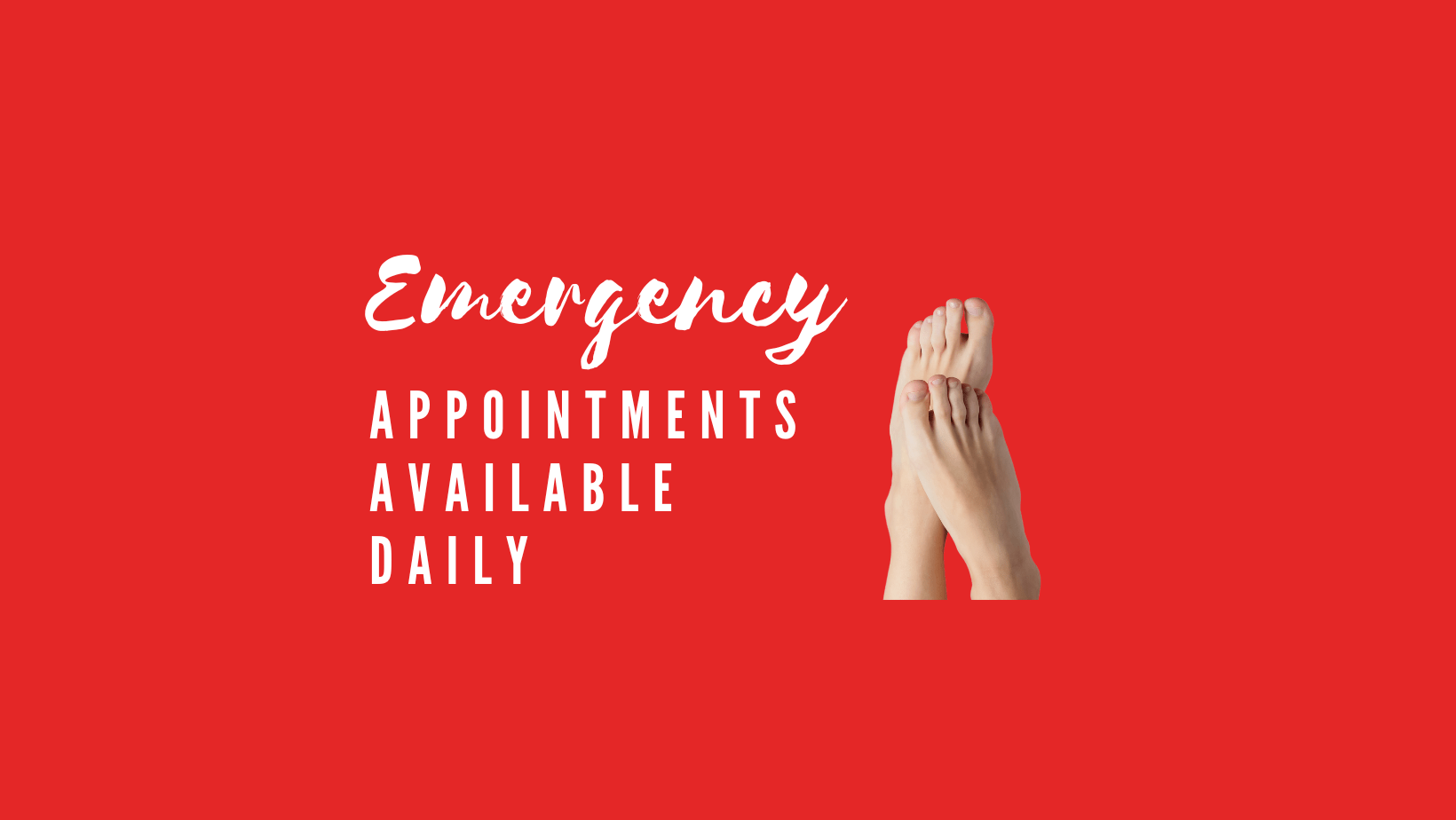 We offer Emergency appointments